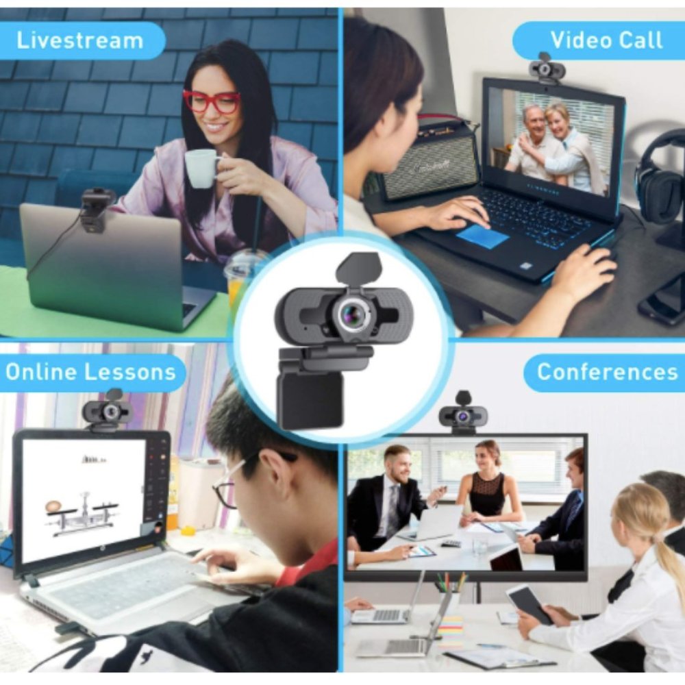 BRAND NEW HD 1080P Webcam with Built-in Microphone - Picture 6 of 6